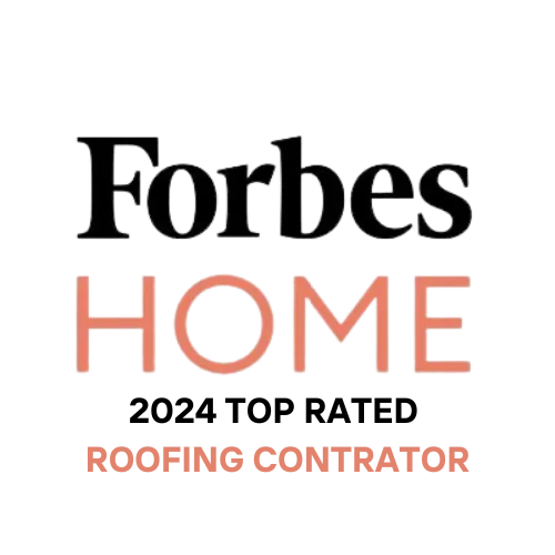 Forbes Home 2024 Top Rated Roofing Contractor badge
