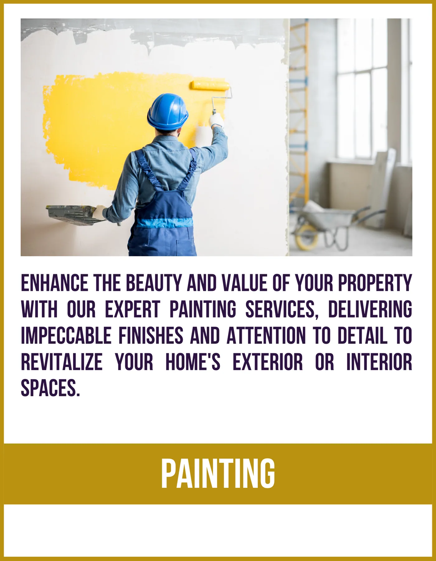 Exterior painting by Lamar Homes Roofing