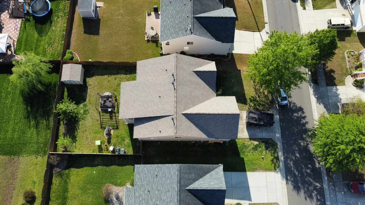 Pitched roof reconstruction by Lamar Homes