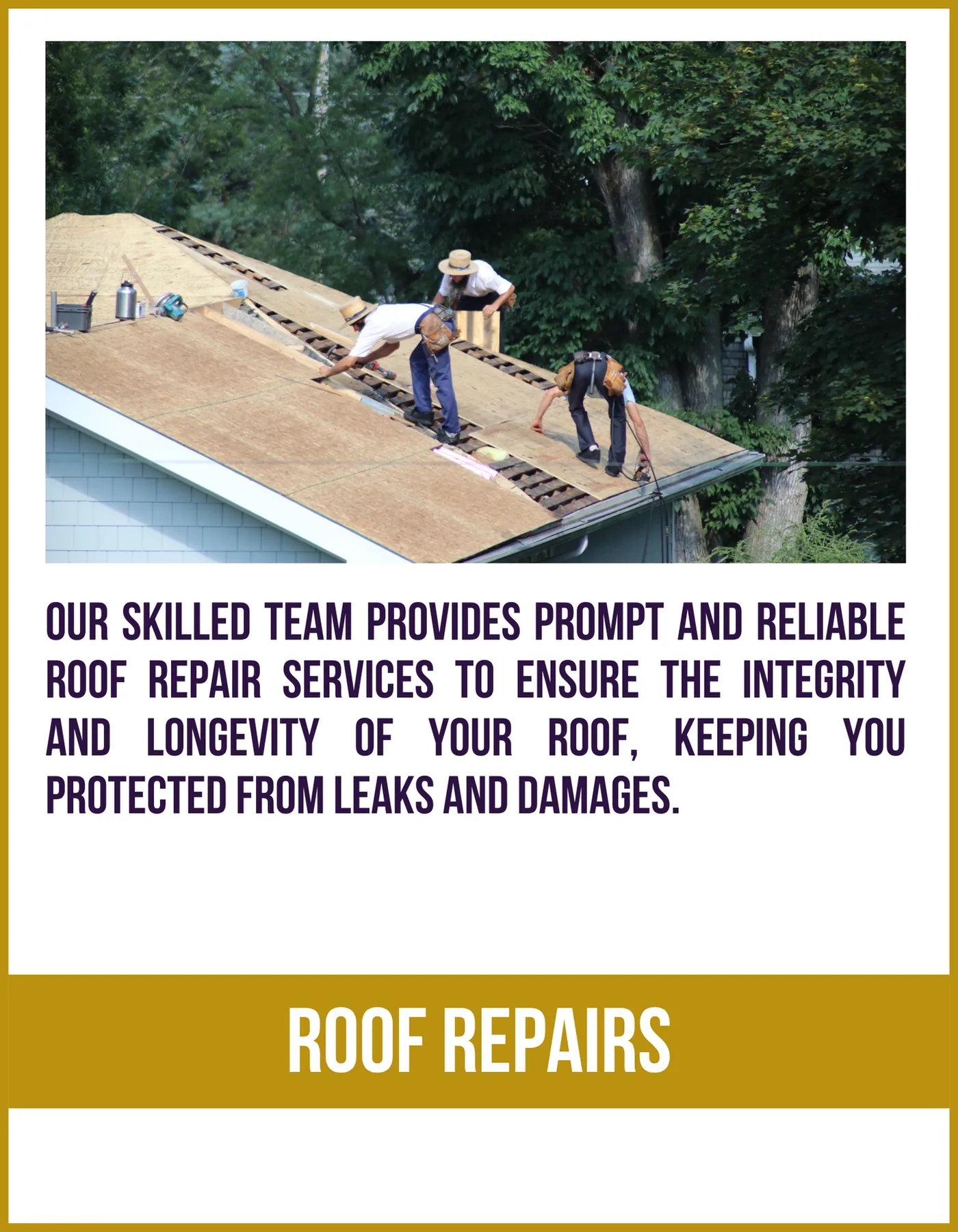 Roof repair by Lamar Homes Roofing